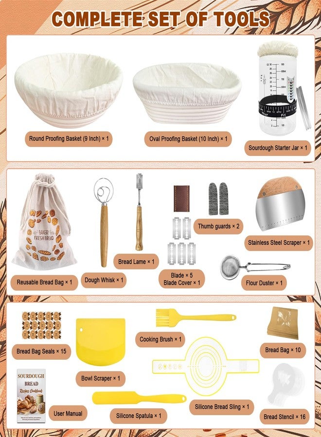 Qalvyn Sourdough Bread Baking Supplies, Sourdough Starter Kit - Image 3