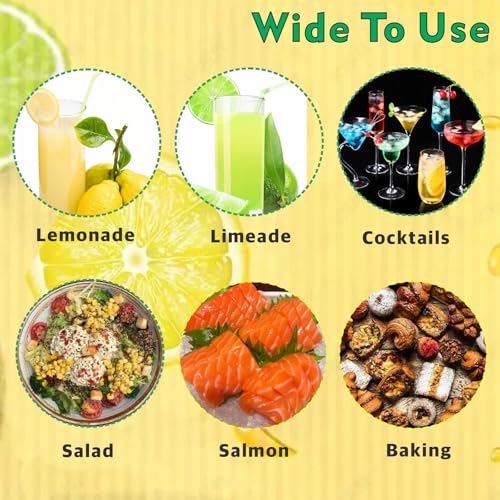 iStarcas Lemon Squeezer, Effective at Squeezing Out Juice, Easy-to-Use, Very Sturdy, Lemon Juicer, Lime Squeezer, Citrus Juicers, Lemon Juicer Squeezer to Squeeze Lemons, Lime, Citrus, Orange(Yellow) - Image 4