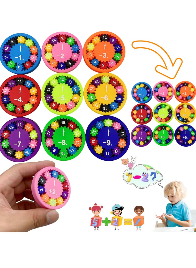 SYOSI Math Fidget Spinner, Kids Educational Toy for Learning Addition & Subtraction, Math Games for Homeschooling or Classroom Rewards - Image 1