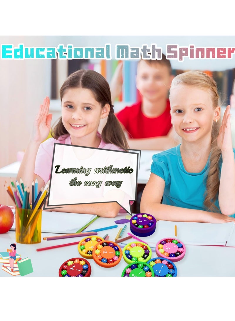 SYOSI Math Fidget Spinner, Kids Educational Toy for Learning Addition & Subtraction, Math Games for Homeschooling or Classroom Rewards - Image 3