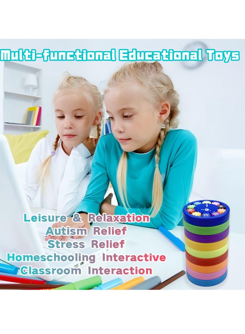 SYOSI Math Fidget Spinner, Kids Educational Toy for Learning Addition & Subtraction, Math Games for Homeschooling or Classroom Rewards - Image 5