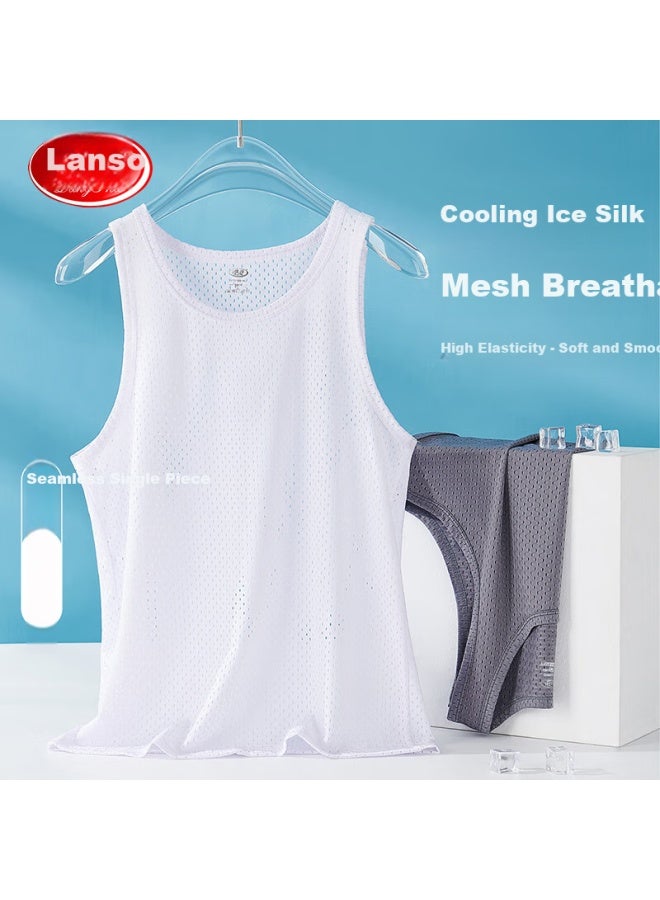 LANG SHA Langsha Kids' Mesh Sleeveless T-shirt For Boys Teenagers Summer Thin Vest High School Students Baby Sports Tank Top - Image 2