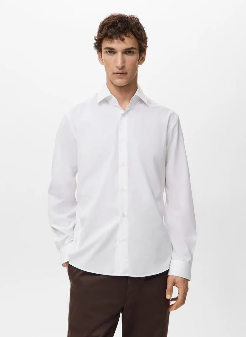 Mango Man Regular-fit 100% cotton shirt