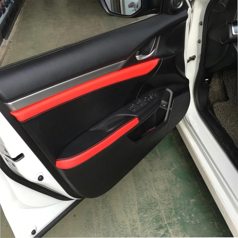 QASULER Car Door Armrest Panel Cover - Image 3