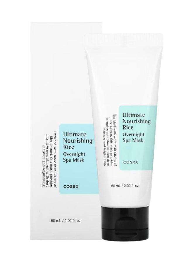 COSRX Ultimate Nourishing Rice, Overnight Spa Mask, 60 Ml Packaging May Vary 60ml - Image 1