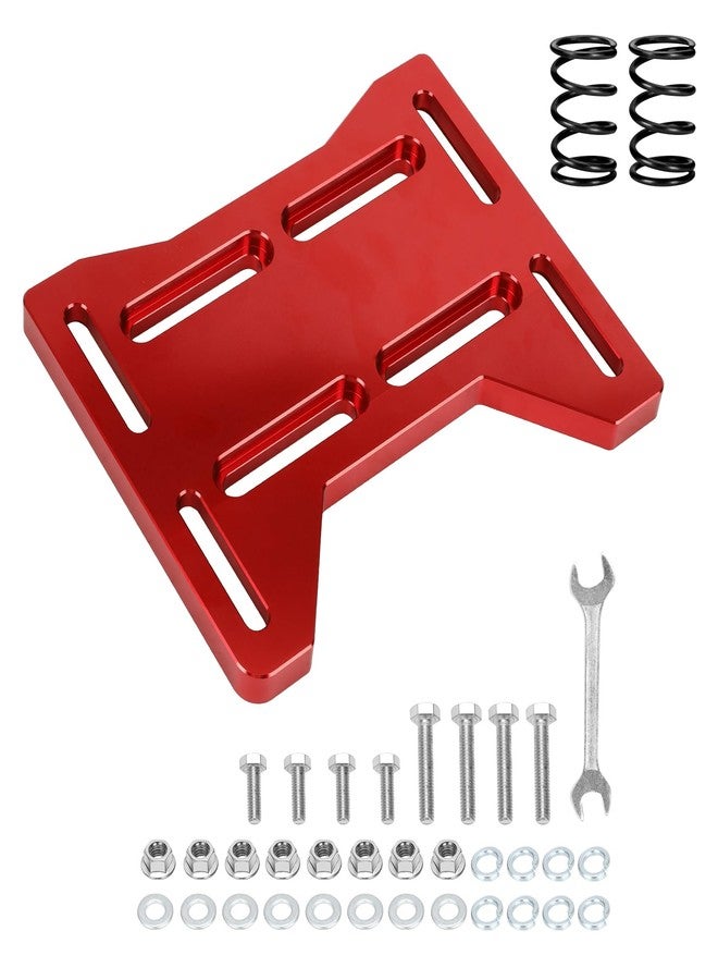 FVRITO Mini Bike Engine Mount Plate Compatible with Predator 212 224cc 97cc Coleman CT200U BT200X CC100X, Engine Motor Mounting Plate Bracket for Baja DB30 MBX10 GX160 OHV Clone Engine Minibike Parts - Image 1