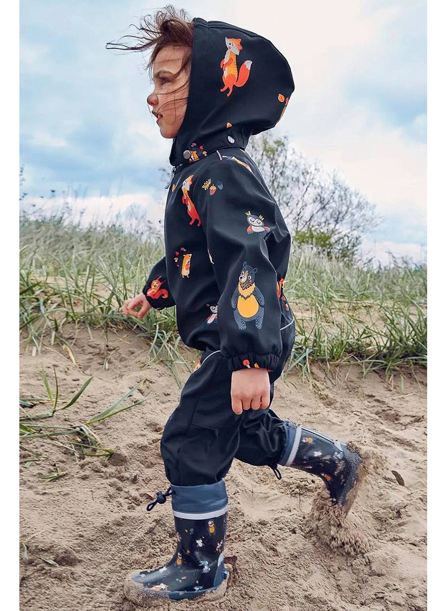 Toddler Boys Hooded Soft,Shell Romper Suit, Navy - pzsku/ZED2C90B9BDAAC13B220EZ/45/_/1728397294/0b58d095-576c-444a-983e-777ed547128f