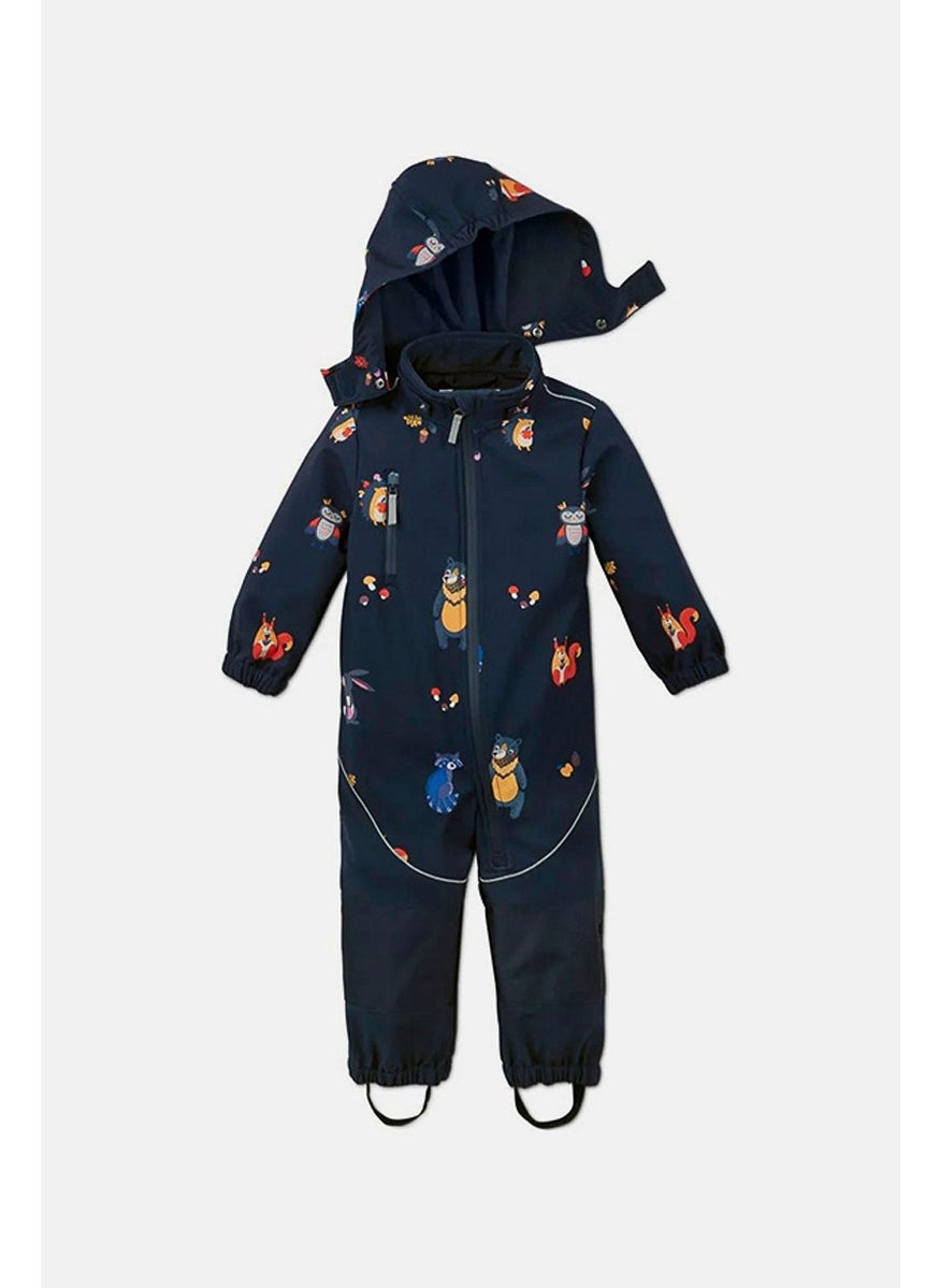 Toddler Boys Hooded Soft,Shell Romper Suit, Navy - pzsku/ZED2C90B9BDAAC13B220EZ/45/_/1728397308/98f058b3-c405-4b3d-a800-6f0e4893e26d