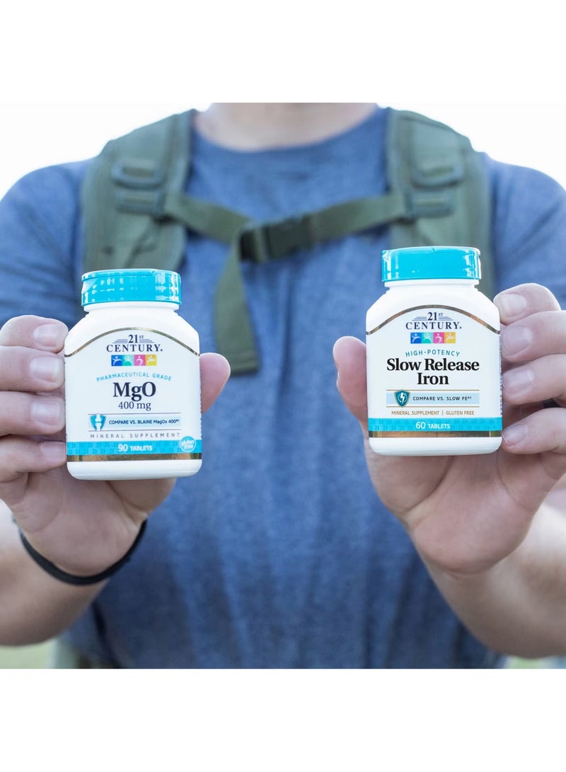 21st Century أقراص الحديد بطيئة الإطلاق 60 قرصًا - Image 2