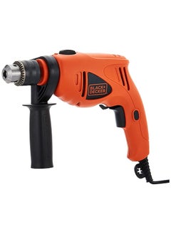 BLACK+DECKER 550W 13Mm Electric Hammer Percussion Drill With Depth Stop Gauge For Wood Metal And Concrete Drilling Orange/Black Hd5513V B5  - Image 1
