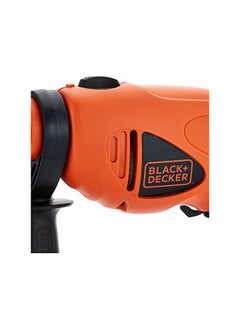 BLACK+DECKER 550W 13Mm Electric Hammer Percussion Drill With Depth Stop Gauge For Wood Metal And Concrete Drilling Orange/Black Hd5513V B5  - Image 3