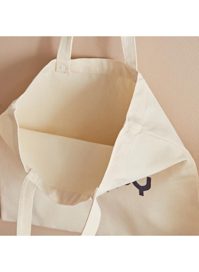 Snoopy Peanut Cotton Canvas Shopping Bag 34X39 Cm - Image 3