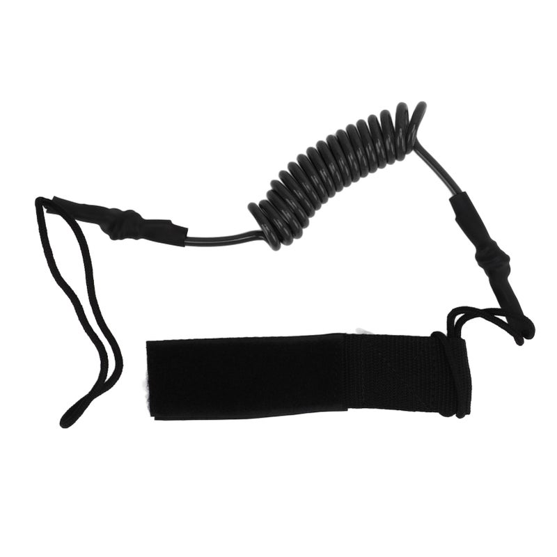 Kayak Oar Safety Rope Durable Strength Adjustable Paddle Board Accessories for Anti LostBlack - Image 4