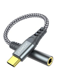 JXMOX JXMOX USB Type C to 3.5mm Female Headphone Jack Adapter,USB C to Aux Audio Dongle Cable Cord Compatible with iPhone 15 Plus/15 Pro Max, Samsung Galaxy S24 S23 S22 S21 Ultra, Pixel, iPad Pro, MacBook  - Image 1