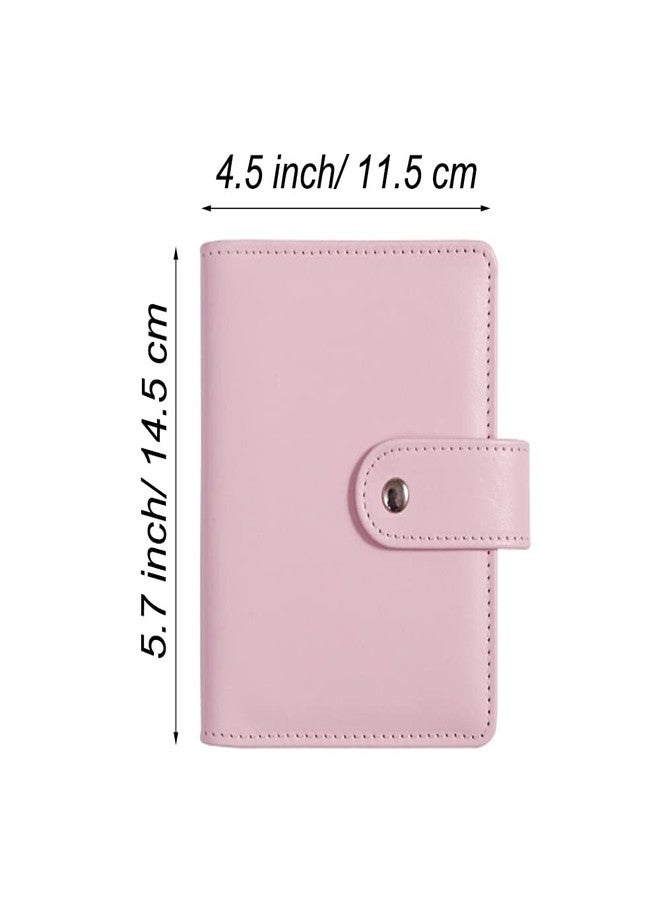 eleger A7 Budget Binder Set - Mini Money Organizer for Cash Saving, Cash Stuffing Envelope System, Planner Binders with Pockets, Sheets and Stickers, Pink - Image 3