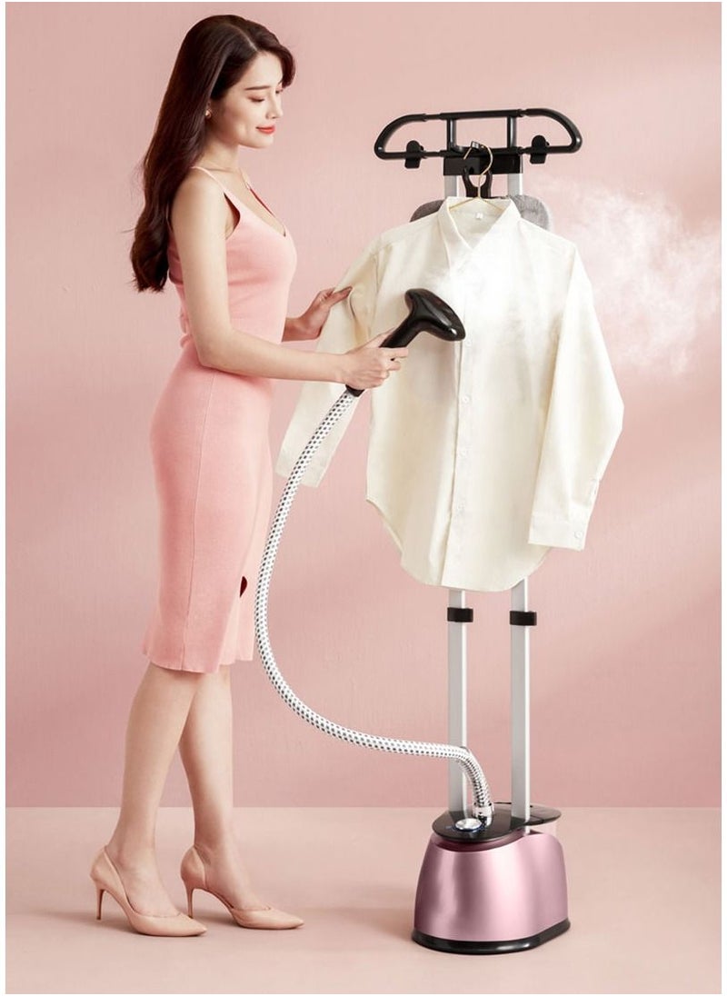 DubaiGallery Steamer for Clothes Standing, Foldable Garment Steamer, with Adjustable Ironing Board, Pole Hanger and Detachable Tank, Powerful Fabric Steamer Iron, Perfect for Household, 2000W  - Image 2