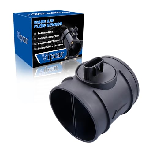 VIPCAR Mass Air Flow Sensor 15840812 MAF Sensor for Chevy 2007-2009 Silverado Sierra, 2007-09 Tahoe/Yukon, Avalanche Caprice, 2008-2009 G8 - Image 1