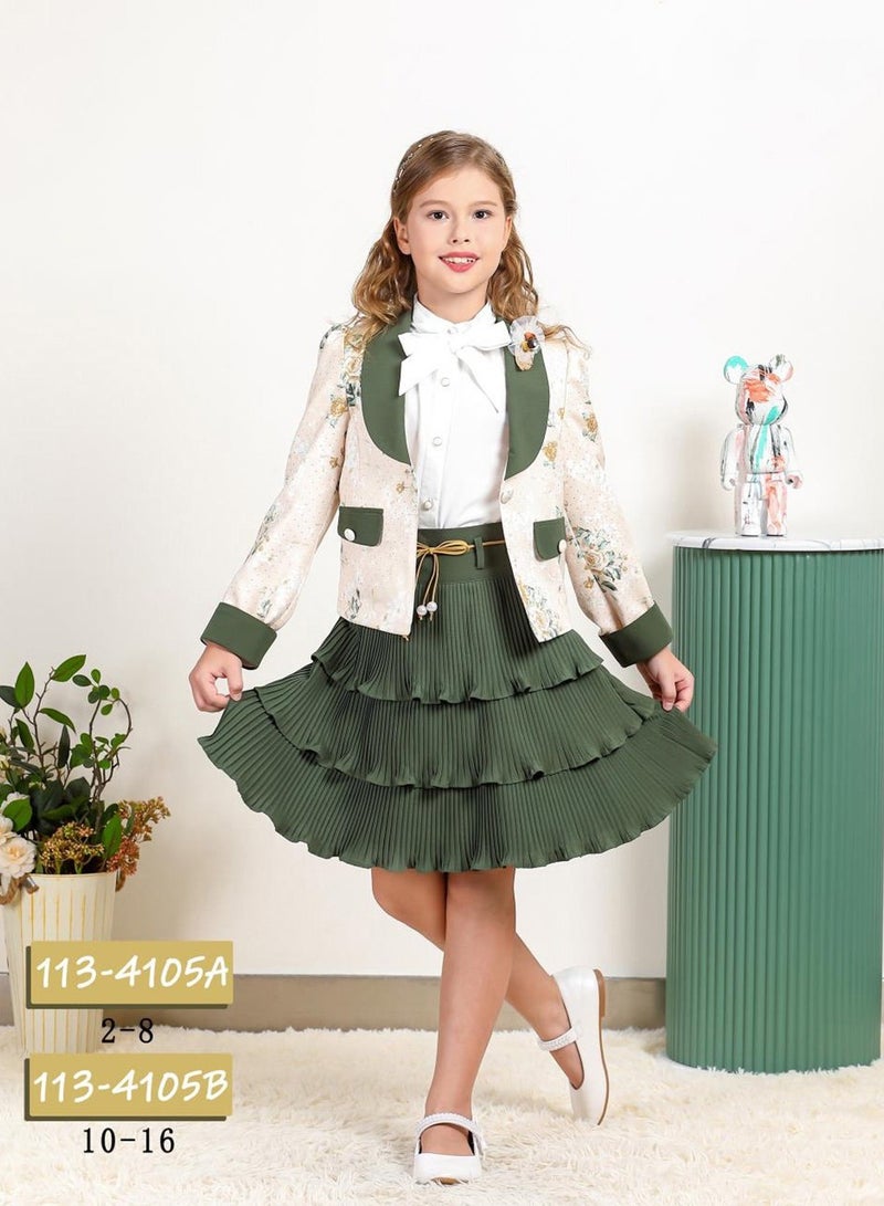 Girls dress in the latest fashion trends suitable for holidays and special occasions