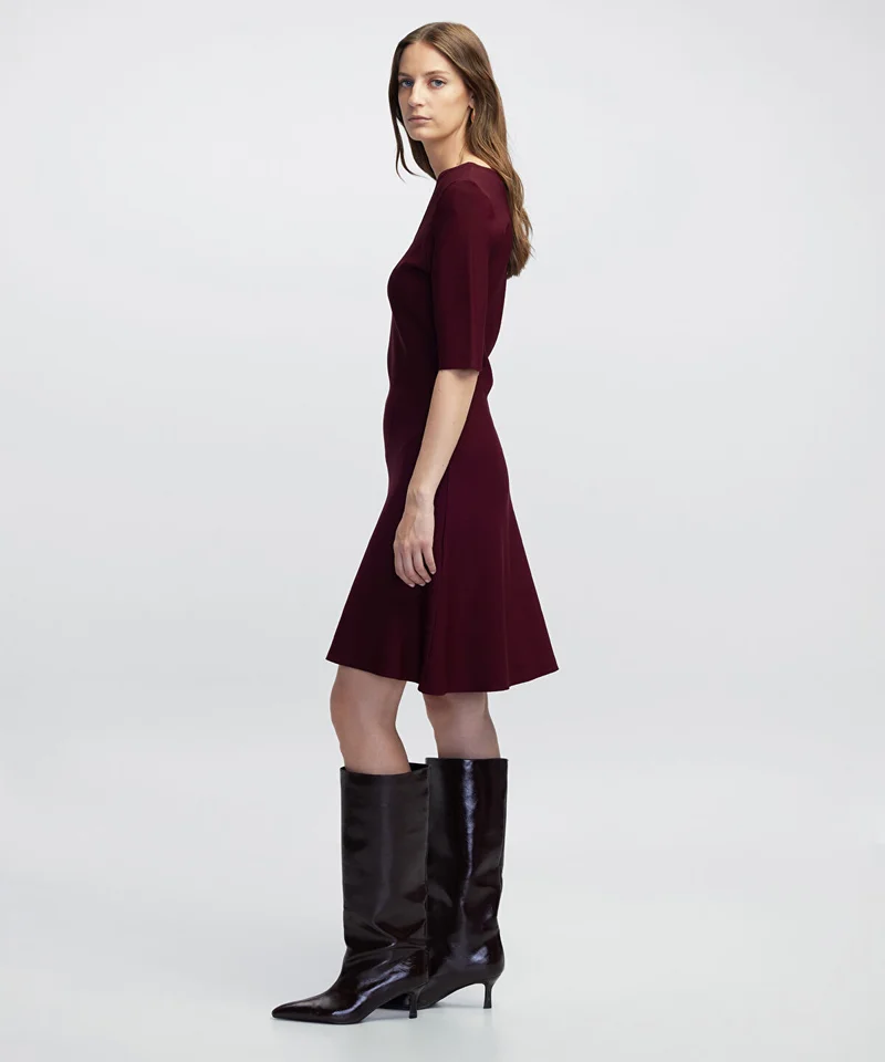 ابيكول A-Line Knit Dress