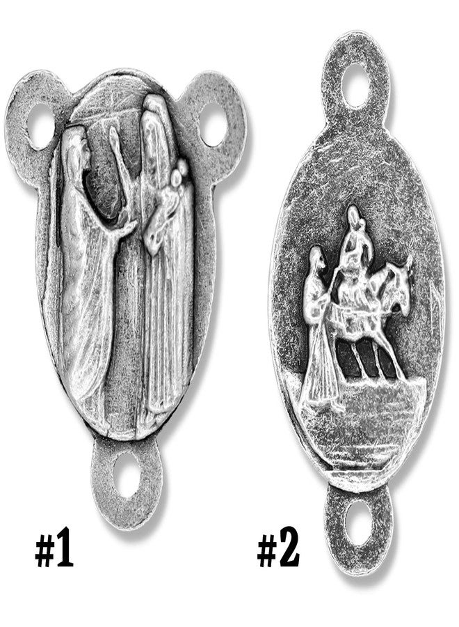 VENERARE Seven Sorrows Rosary Medal Set of 8 Chaplet Rosary Parts to Make 7 Dolors Rosary Chaplet - Image 2