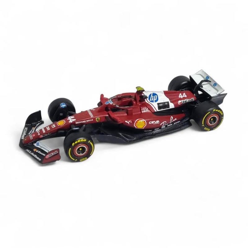 Bburago 164 Scale Race Formula Ferrari SF25 2025 Diecast Vehicle Hamilton 44 - Image 3