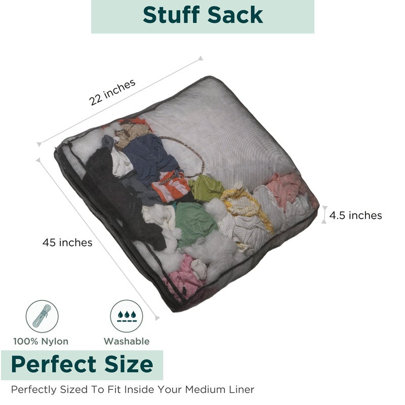 molly mutt Dog Bed Stuff Sack, Huge - Durable, Washable, 45.0"L x 36.0"W x 5.0"Th - Image 2