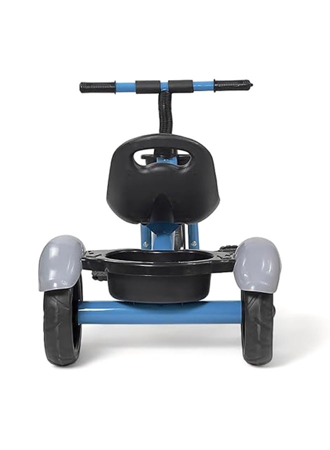 AL BADER 3-Wheel Kids Balance Bike with Double Basket, Toddler Balance Trike with Comfortable Seat and Handlebar, Anti-Slip Pedals, Quiet PU Wheels, Steel Frame Baby Bike for Boys and Girls Ages 2–5 - Image 4