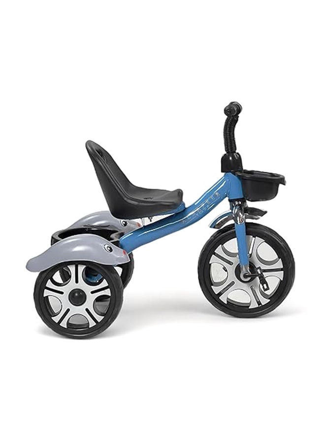 AL BADER 3-Wheel Kids Balance Bike with Double Basket, Toddler Balance Trike with Comfortable Seat and Handlebar, Anti-Slip Pedals, Quiet PU Wheels, Steel Frame Baby Bike for Boys and Girls Ages 2–5 - Image 3