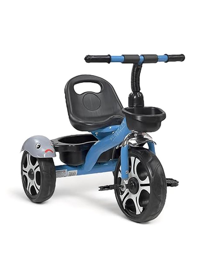 AL BADER 3-Wheel Kids Balance Bike with Double Basket, Toddler Balance Trike with Comfortable Seat and Handlebar, Anti-Slip Pedals, Quiet PU Wheels, Steel Frame Baby Bike for Boys and Girls Ages 2–5 - Image 5