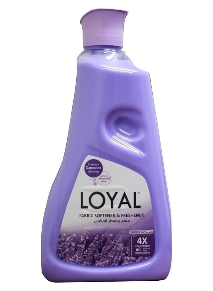 Loyal Fabric Softener with Fragrance, 1500 ml - Purple Passion