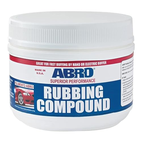 ABRO Superior Performance Rubbing Compound, 32 oz., Buffing Compound for Oxidized Finishes, Smooth, Reflect, Clean - Image 1