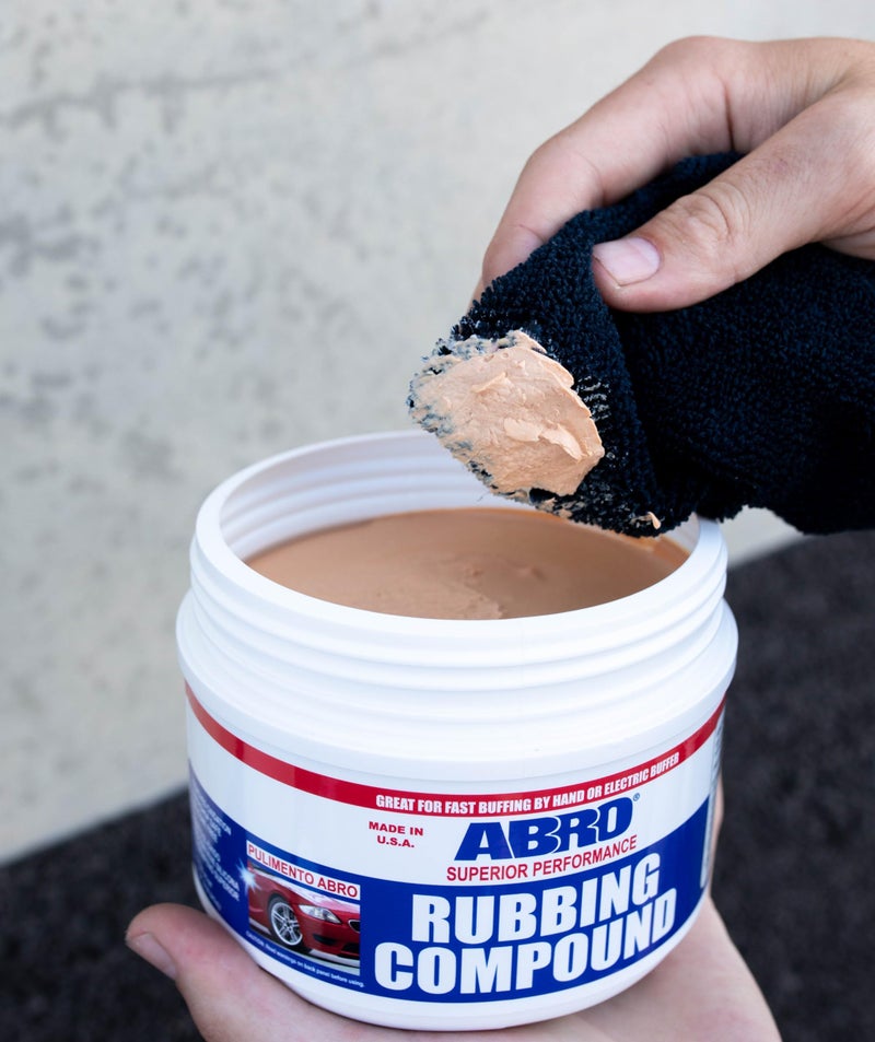 ABRO Superior Performance Rubbing Compound, 32 oz., Buffing Compound for Oxidized Finishes, Smooth, Reflect, Clean - Image 4