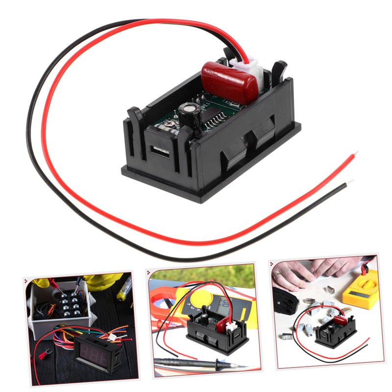 Digital Voltmeter Portable Voltage Tester Tool with LED Display - Image 3