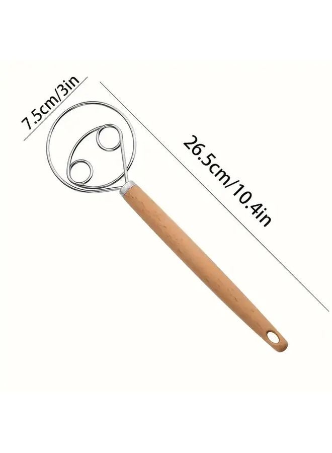 خلاط عجين من الفولاذ المقاوم للصدأ - صانع معكرونة يدوي غير لاصق للخبز والطهي - Image 4