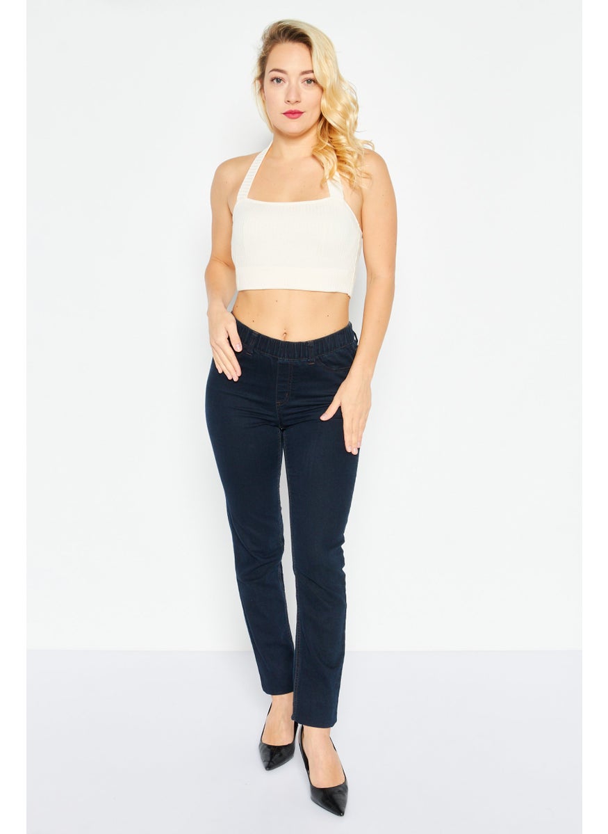 Etam Women Halter Neck Sleeveless Solid Crop Top, Cream  - Image 2