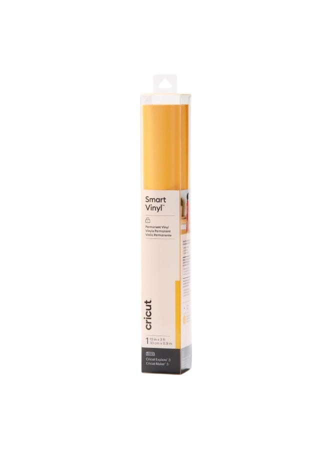 ricut Smart Vinyl Permanent | 1 Sheet | 33cm x 0.9m | Maize Yellow, (3ft)