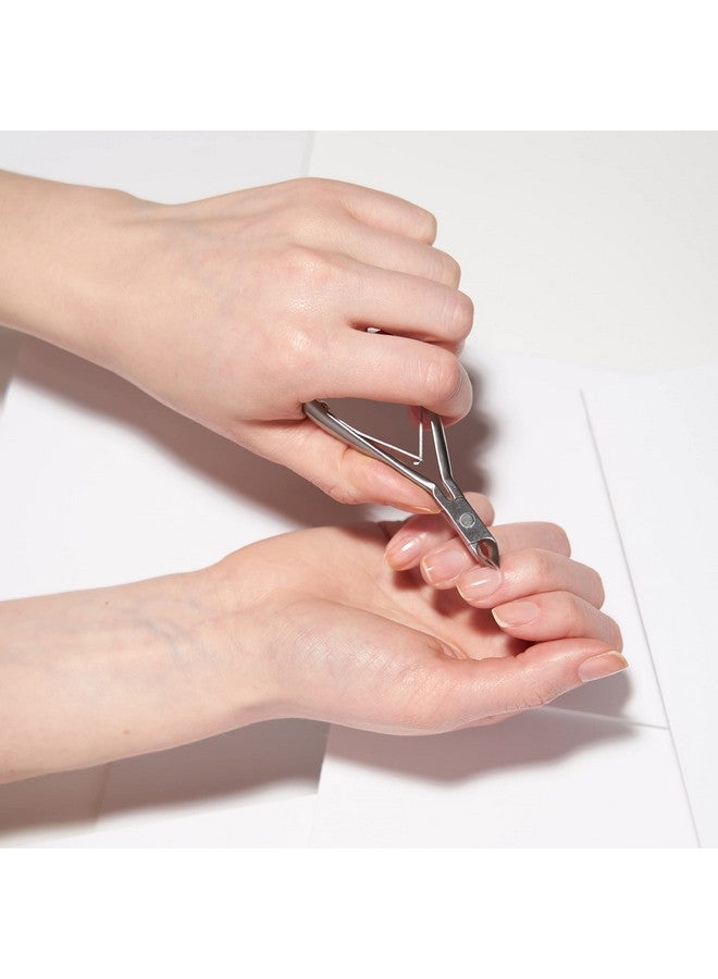 Tweezerman Rockhard Stainless Steel Cuticle Nipper, 1/2 Jaw - Image 2