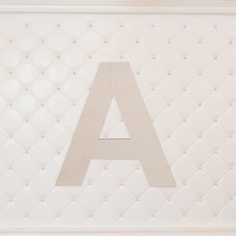 2pcs Unfinished Wooden Letter A Craft Sign for Wedding Wall Decoration DIY Home Decor 30cm - Image 5