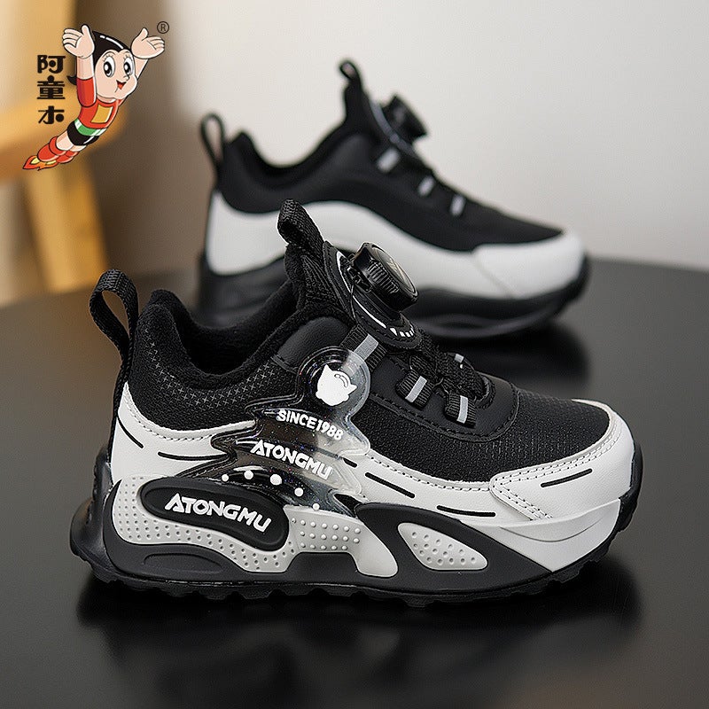 Mesh Sneakers Lightweight Flexible Sole Walking Shoes For Kids Indoor And Outdoor Activities - Image 1