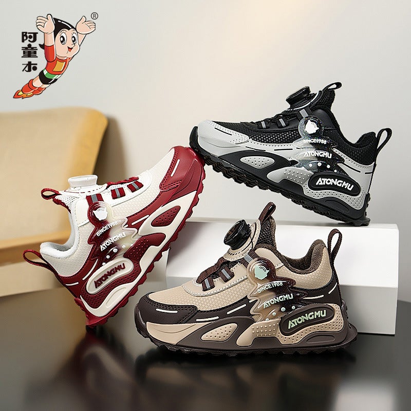 Mesh Sneakers Lightweight Flexible Sole Walking Shoes For Kids Indoor And Outdoor Activities - Image 2