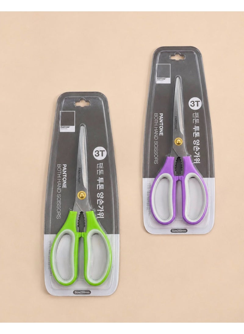 Multi-Purpose Stainless Steel Scissors | Sharp Blades & Comfortable Grip for Home and Office Use   (Random color) - Image 2
