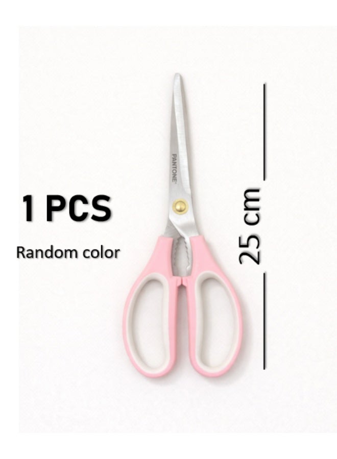 Multi-Purpose Stainless Steel Scissors | Sharp Blades & Comfortable Grip for Home and Office Use   (Random color) - Image 5