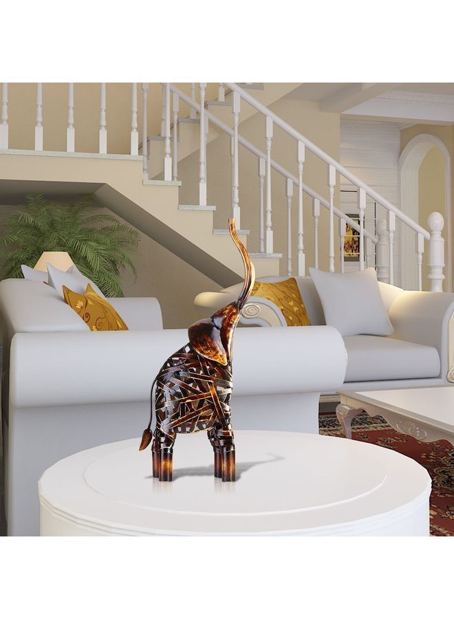 نيبمينينت تمثال من المعدن المنسوج على شكل فيل بني 45 x 9.5 21سم - Image 5