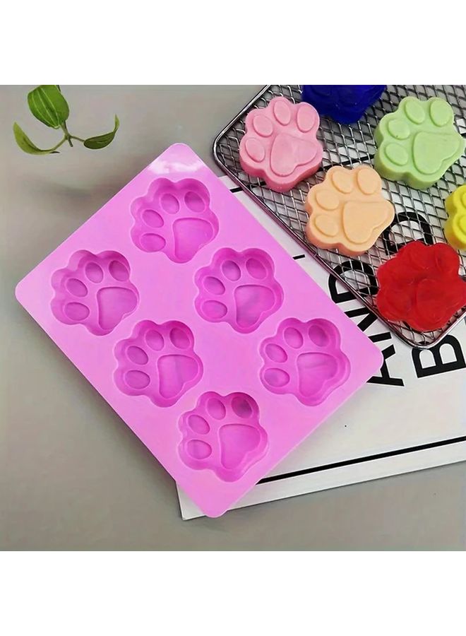 1pc Food Grade Silicone Dog Paw Cake Mold For Baking Fondant Cupcakes - Image 5