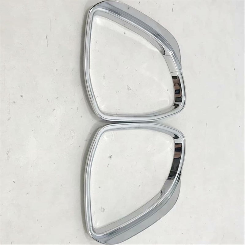QASULER ABS Chrome Car Rearview Mirror Eyebrow Cover - Image 3