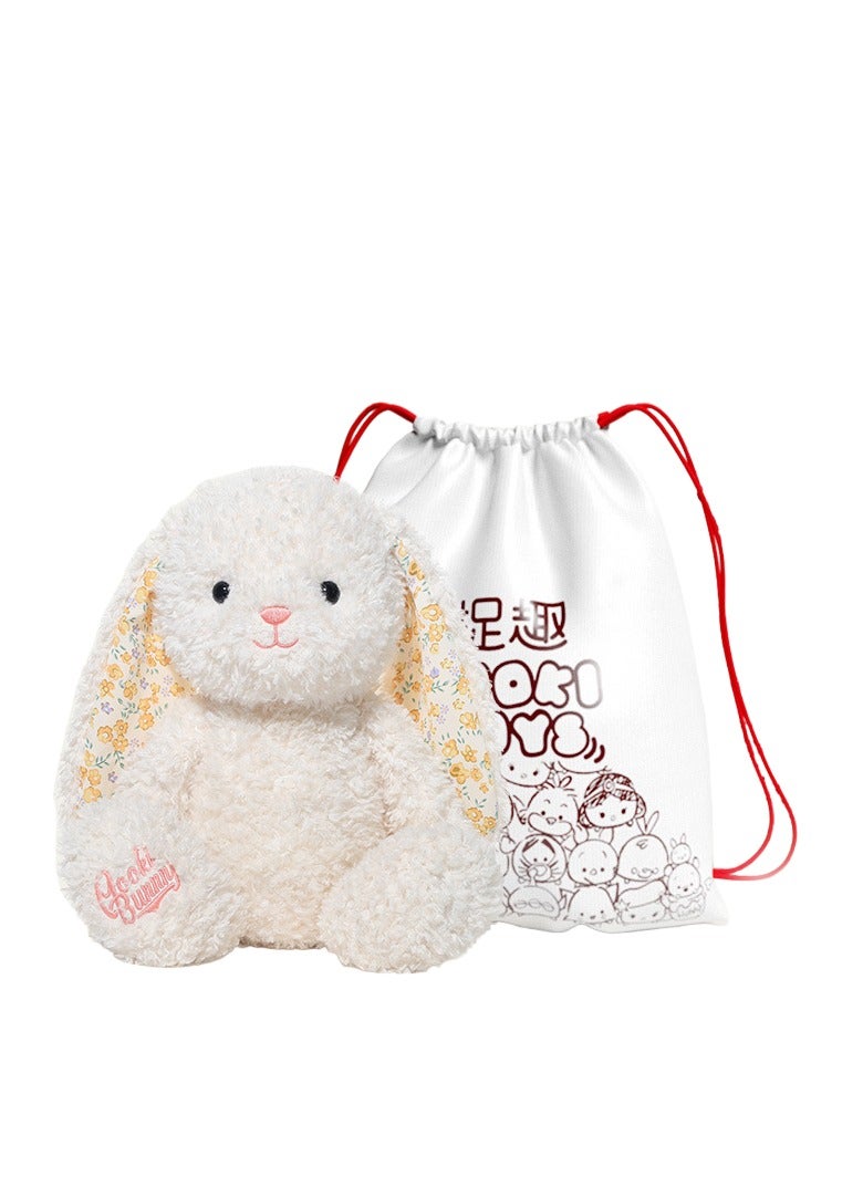 Jooki لعبة أرنب يامي المحشوة من جوكي فن، دمية محشوة ناعمة وجميلة، دمية مريحة، هدية عيد ميلاد، 38 سم (مع حقيبة برباط) - Image 2