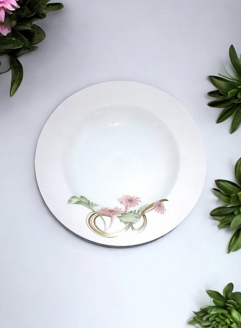 Porcelain Flat Plate 19 cm ( Small ) - Image 4