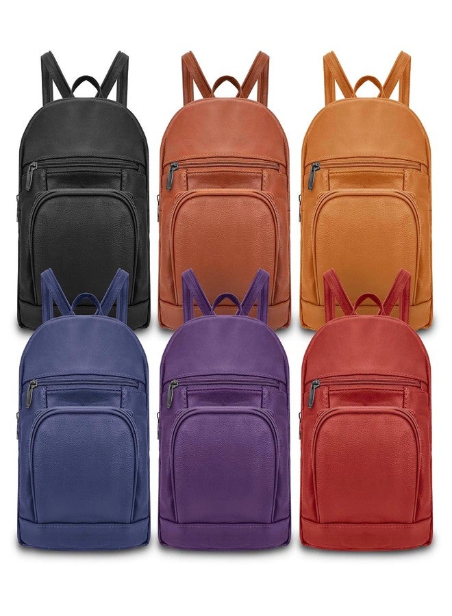 Krediz Mini Backpack - Genuine Leather Backpack Purse For Women - Super Soft Womens Backpack - Travel Backpack With Adjustable Shoulder Straps (Navy) - Image 5