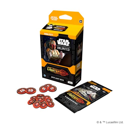 Asmodee Star Wars Unlimited TCG Jump to Lightspeed Boba Fett Spotlight Deck  ReadytoPlay 50Card Deck with Exclusive Cards Ages 12 2 Players 20 Minute Playtime - Image 5