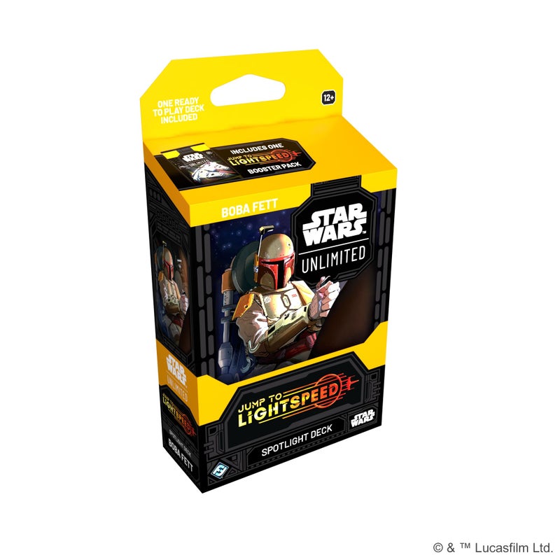 Asmodee Star Wars Unlimited TCG Jump to Lightspeed Boba Fett Spotlight Deck  ReadytoPlay 50Card Deck with Exclusive Cards Ages 12 2 Players 20 Minute Playtime - Image 3